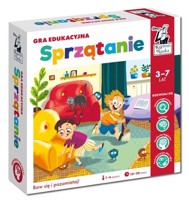 Kapitan Nauka. Sprzątanie, gra edukacyjna