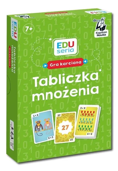 Kapitan Nauka. Tabliczka mnożenia. Gra karciana