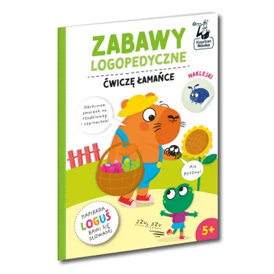 Kapitan Nauka. Zabawy logopedyczne. Kaibara Loguś. Nie seplenię