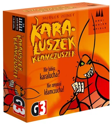 Karaluszek kłamczuszek, gra karciana