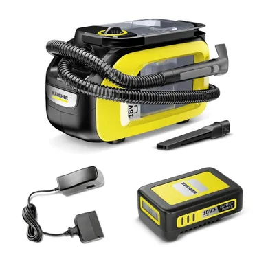 Karcher, SE 3-18 Compact Battery Set, odkurzacz piorący akumulatorowy, czarny