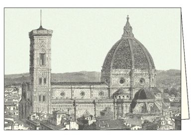 Karnet z kopertą, Firenze Cattedrale S.Mari