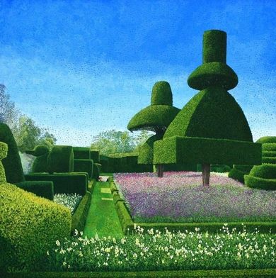Karnet z kopertą, levens hall topiary