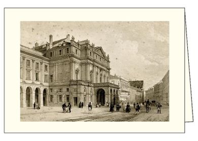 Karnet z kopertą, Milano, Teatro alla Scala
