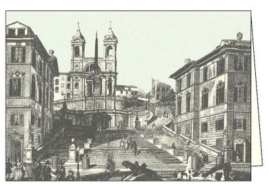 Karnet z kopertą, Roma, Chiesa della Trinita