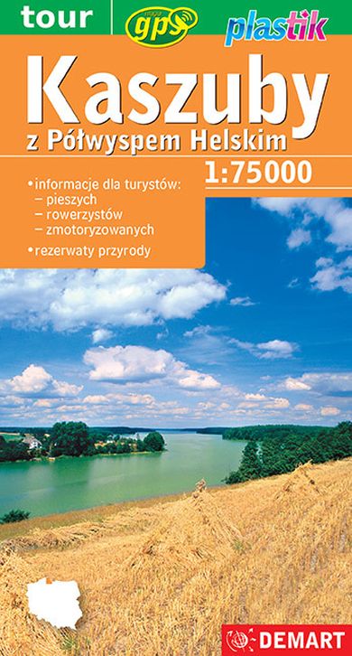 Kaszuby z Półwyspem Helskim. Mapa turystyczna 1:75000