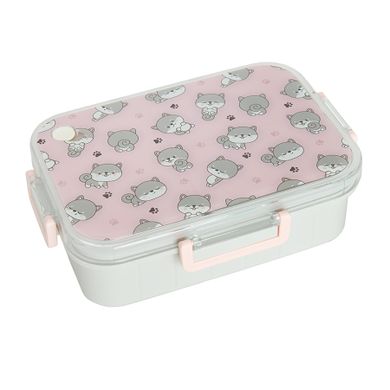 Kayokki, lunchbox dzielony, Pieski szare