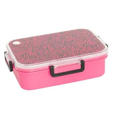 Kayokki, lunchbox dzielony, Zebra, różowa