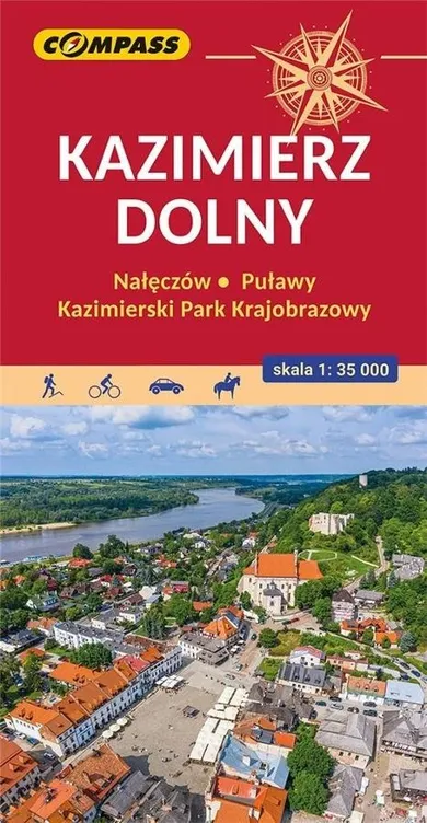 Kazimierz Dolny. Mapa turystyczna 1:35 000