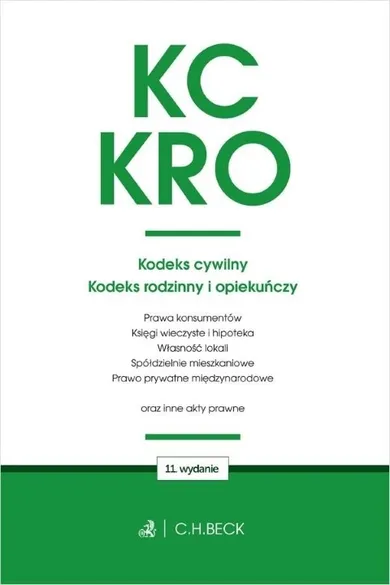 KC. KRO. Kodeks cywilny. Kodeks rodzinny