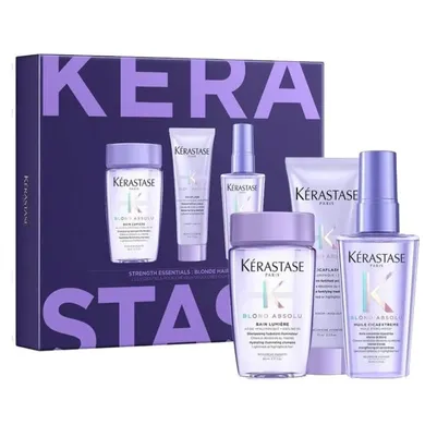 Kerastase, Blond Absolu, zestaw: szampon do włosów, 80 ml + odżywka do włosów, 75 ml + olejek do włosów, 50 ml