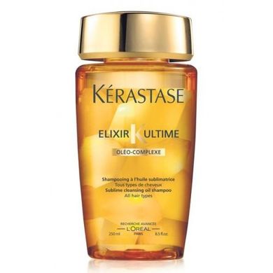 Kerastase, Elixir Ultime, Oleo-Complexe Sublime Cleansing Oil Shampoo, szampon z olejkami do wszystkich rodzajów włosów, 250 ml