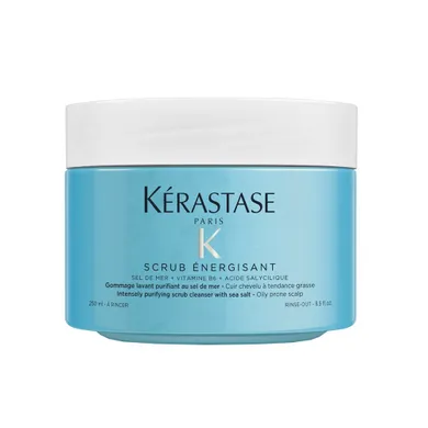 Kerastase, Fusio-Scrub Scrub Energisant, peeling oczyszczający z solą morską, 250 ml