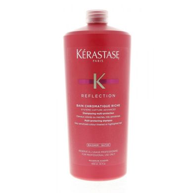 Kerastase, Reflection Bain Chromatique Riche Multi-Protecting Shampoo, szampon do włosów farbowanych lub z pasemkami, 1000 ml