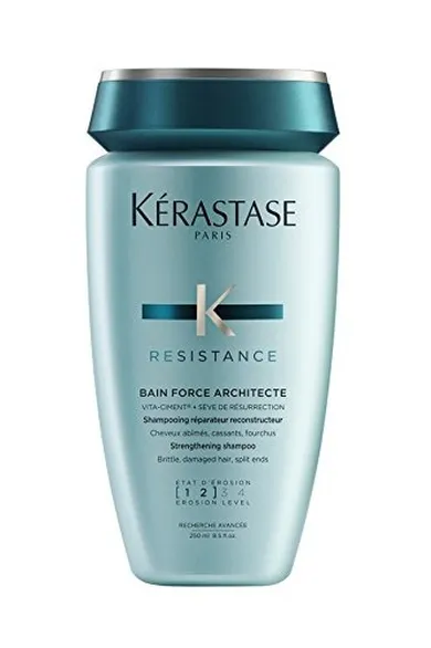 Kerastase, Resistance Bain Force Architecte Strengthening Shampoo, szampon wzmacniający do włosów osłabionych Force 1-2, 250 ml