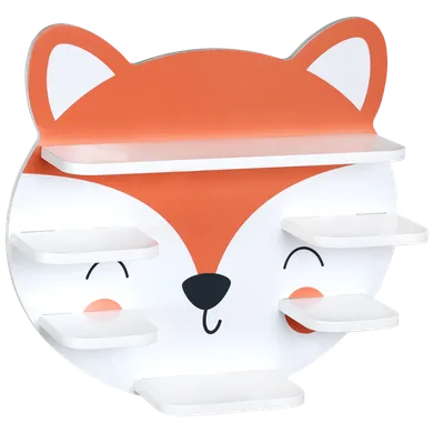 Kesper, półka ścienna z uszami, lis, 45 cm