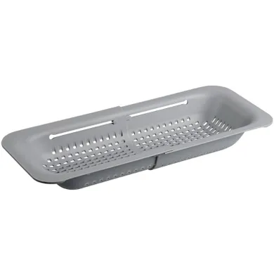 Kesper, sitko kuchenne do zlewu, plastikowe, szare, 36,2-20,2-6,5 cm
