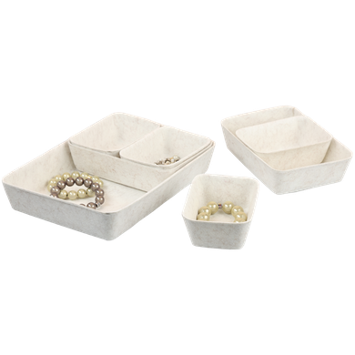 Kesper, zestaw filcowych organizerów, różne rozmiary