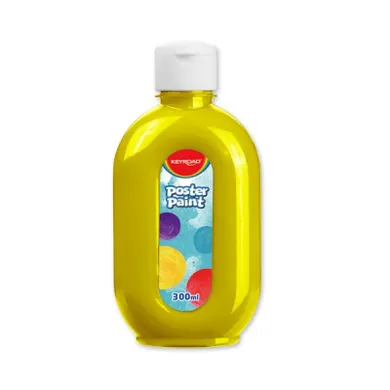 Keyroad, farba plakatowa, żółta, 300 ml