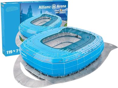 Kick Off Games, model stadionu Allianz Arena Monachium, puzzle 3D
