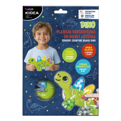 Kidea, Dino, plansza sensoryczna, nauka liczenia