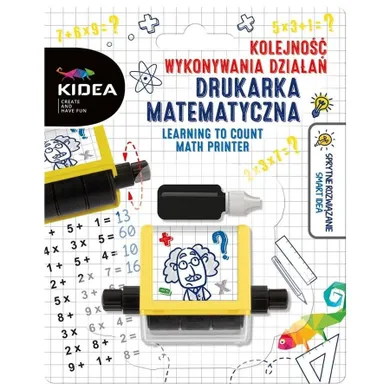 Kidea, kolejność wykonywania działań, drukarka matematyczna