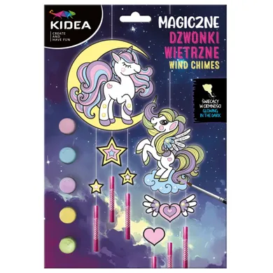 Kidea, Magiczne dzwonki wietrzne, świecące w ciemności, zestaw kreatywny