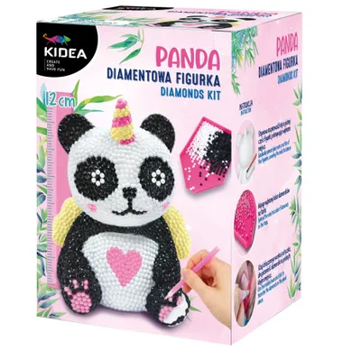 Kidea, Panda, Diamentowa figurka, zestaw kreatywny