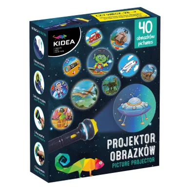 Kidea, projektor obrazków, 40 obrazków