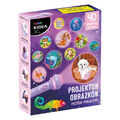 Kidea, projektor obrazków, 40 obrazków