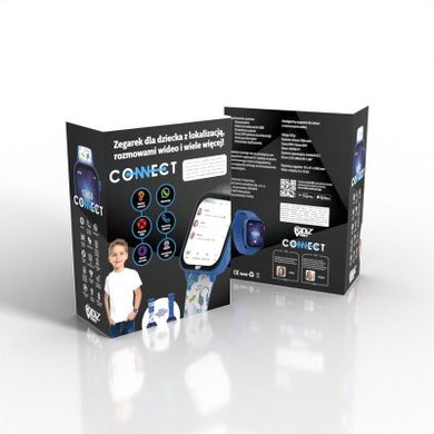 Kidiz Watch, Connect, smartwatch dla dziecka, niebieski