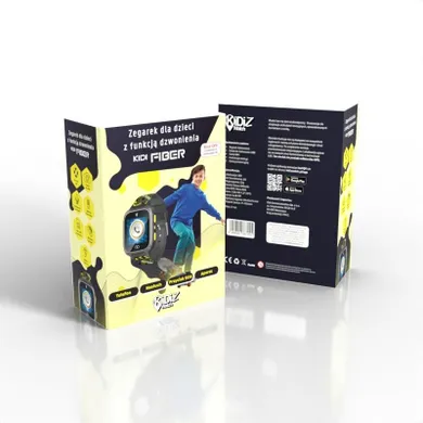 Kidiz Watch, Fiber, smartwatch, żóły