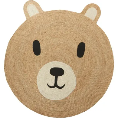 Kids Collection, Nimi, dywanik do pokoju dziecięcego, miś z uszkami, 117 cm