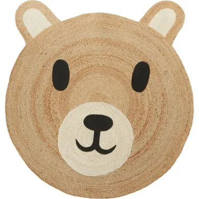 Kids Collection, Nimi, dywanik do pokoju dziecięcego, miś z uszkami, 90 cm