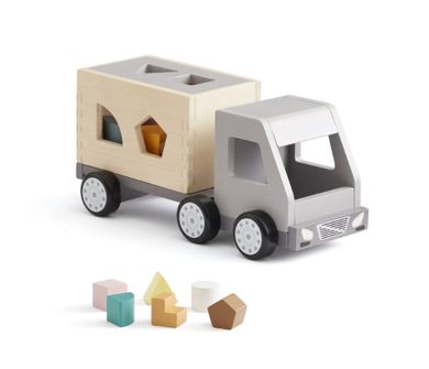 Kids Concept, Aiden, sorter ciężarówka, zabawka drewniana