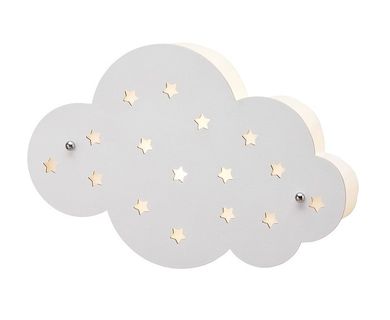 Kids Concept, Chmurka, lampa kinkiet, biały
