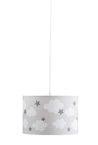 Kids Concept, Chmurka, lampa wisząca, szara
