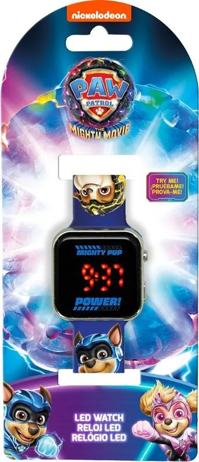 Kids Euroswan, Psi Patrol, zegarek LED z kalendarzem