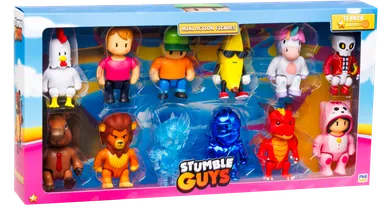 Kids World, Stumble Guys, Deluxe Box, zestaw mini figurek, 12 szt.