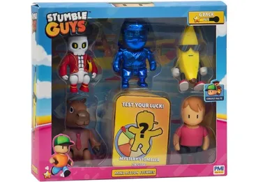 Kids World, Stumble Guys, Deluxe Box, zestaw mini figurek, 6 szt.