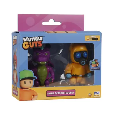 Kids World, Stumble Guys, Dusk Dragon i Hazmat NBC, mini figurki, 2 szt.