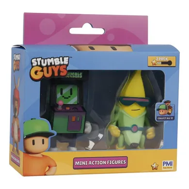 Kids World, Stumble Guys, Stumble Invaders i Super Banana, mini figurki, 2 szt.