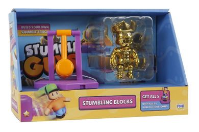 Kids World, Stumble Guys, Stumbling Blocks, Captain Goldheart, figurka z przeszkodą