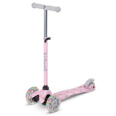 Kidwell, Uno, hulajnoga 3-kołowa LED, balansowa, cats