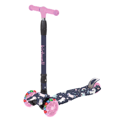 Kidwell, Vento, hulajnoga 3-kołowa, balansowa, niebieska w jednorożce