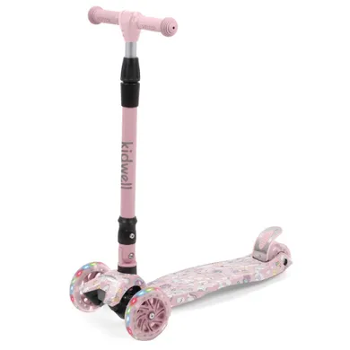 Kidwell, Vento, hulajnoga 3-kołowa, balansowa, różowa w jednorożce