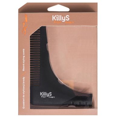 KillyS, For Men, Beard Styling Comb, drewniany grzebień do stylizacji brody