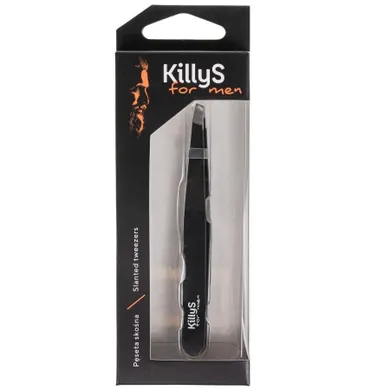 KillyS, For Men, Slanted Tweezers skośna pęseta do regulacji brwi