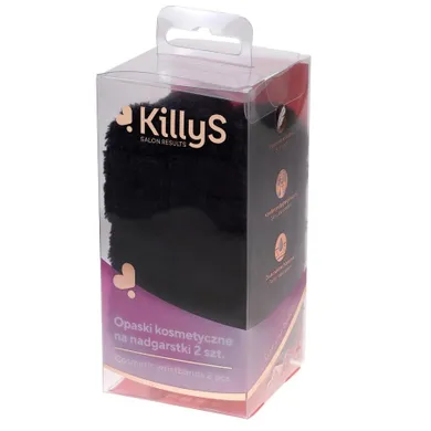 KillyS, opaski kosmetyczne na nadgarstki, mix kolorów, 2 szt.