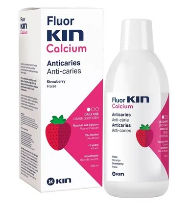 Kin, Fluor-Kin calcium, płyn, od 5 lat, 500 ml